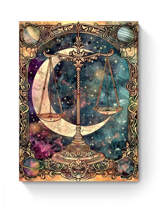 Алмазная мозаика на подрамнике «Весы» 50x40 см