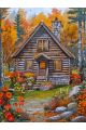 Алмазная мозаика без подрамника «Дом» 50x40 см