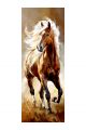 Алмазная мозаика без подрамника «Лошади» 50x17 см, 40 цветов