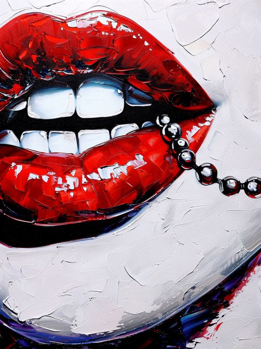 Алмазная мозаика без подрамника «Чёрно-белое» 25x20 см, 25 цветов