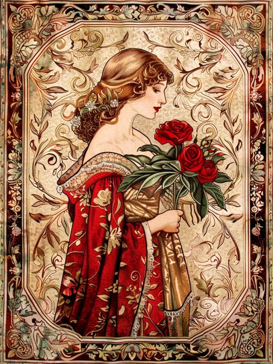 Алмазная мозаика без подрамника «Искусство» 25x20 см