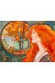 Алмазная мозаика без подрамника «Искусство» 25x20 см, 40 цветов