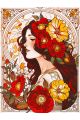 Алмазная мозаика без подрамника «Искусство» 25x20 см