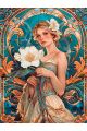 Алмазная мозаика без подрамника «Искусство» 25x20 см