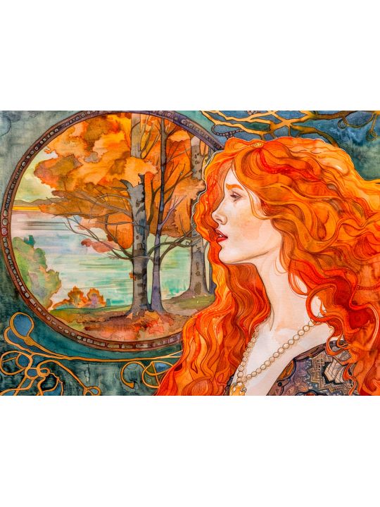 Алмазная мозаика на подрамнике «Искусство» 50x40 см, 47 цветов