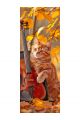 Алмазная мозаика без подрамника «Коты и собаки» 100x35 см