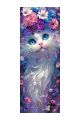 Алмазная мозаика без подрамника «Коты и собаки» 100x35 см, 50 цветов