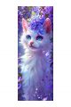 Алмазная мозаика без подрамника «Коты и собаки» 100x35 см, 49 цветов
