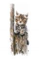 Алмазная мозаика без подрамника «Коты и собаки» 100x35 см