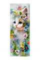 Алмазная мозаика на подрамнике «Коты и собаки» 100x35 см