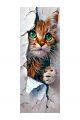 Алмазная мозаика без подрамника «Коты и собаки» 100x35 см, 50 цветов