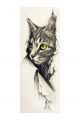 Алмазная мозаика без подрамника «Коты и собаки» 100x35 см, 42 цветов