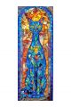 Алмазная мозаика без подрамника «Коты и собаки» 100x35 см