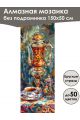 Алмазная мозаика без подрамника «Чаепите» 150x50 см