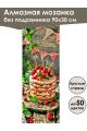 Алмазная мозаика без подрамника «Сладкая жизнь» 90x30 см