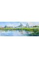 Алмазная мозаика без подрамника «Купола» 100x35 см