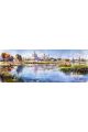 Алмазная мозаика без подрамника «Купола» 100x35 см, 48 цветов