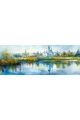 Алмазная мозаика без подрамника «Купола» 100x35 см
