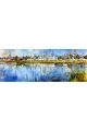 Алмазная мозаика на подрамнике «Купола» 40x14 см