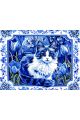 Алмазная мозаика без подрамника «Мурлыка» 25x20 см
