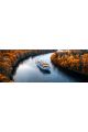 Алмазная мозаика на подрамнике «Водный туризм» 70x24 см