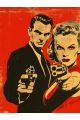 Алмазная мозаика без подрамника «Ретро постер» 25x20 см