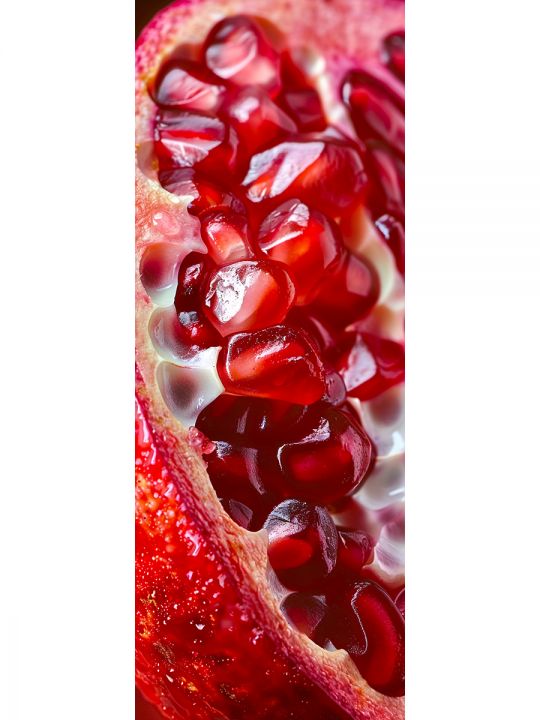 Алмазная мозаика без подрамника «Гранат» 50x17 см, 50 цветов