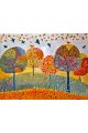 Алмазная мозаика без подрамника «Живопись» 25x20 см, 37 цветов