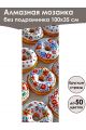 Алмазная мозаика без подрамника «Сладкая жизнь» 100x35 см