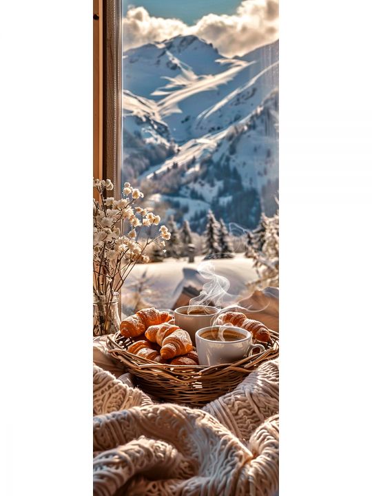 Алмазная мозаика без подрамника «Сладкая жизнь» 100x35 см, 50 цветов