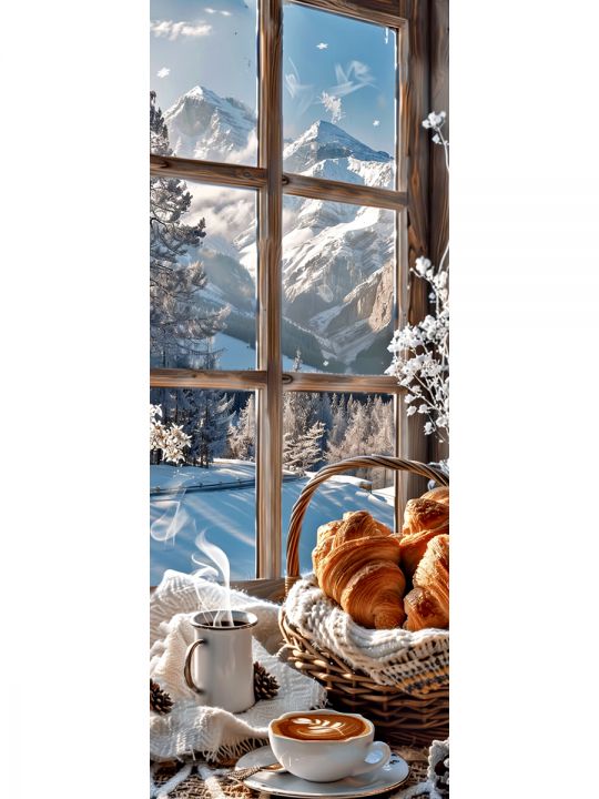 Алмазная мозаика без подрамника «Сладкая жизнь» 70x24 см, 46 цветов