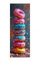 Алмазная мозаика без подрамника «Сладкая жизнь» 50x17 см, 48 цветов