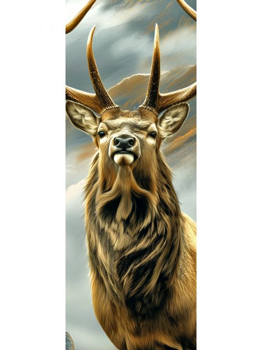 Алмазная мозаика без подрамника «Животные» 50x17 см