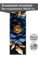 Алмазная мозаика без подрамника «Черное золото» 100x35 см