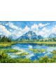 Алмазная мозаика без подрамника «Природа» 90x70 см