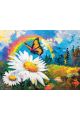Алмазная мозаика без подрамника «Природа» 25x20 см