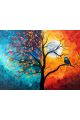 Алмазная мозаика без подрамника «Природа» 25x20 см