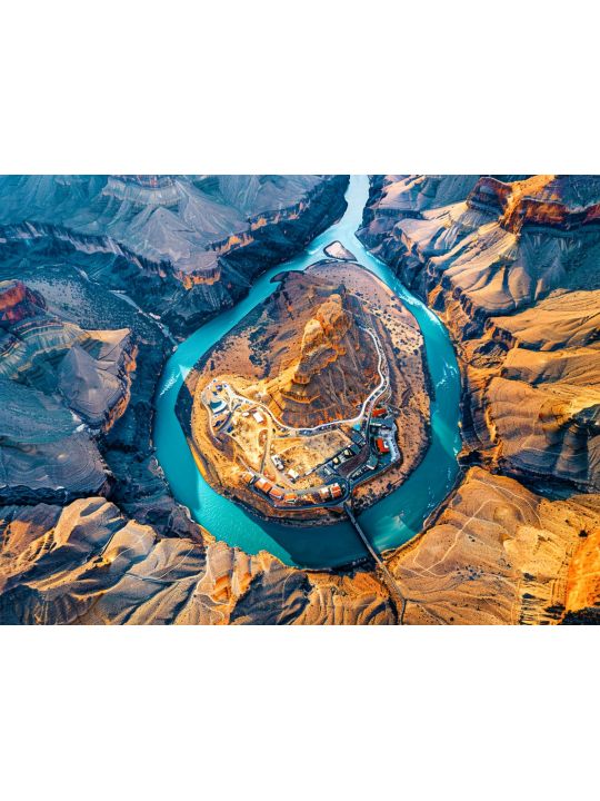 Алмазная мозаика без подрамника «Природа» 25x20 см