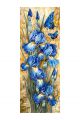 Алмазная мозаика без подрамника «Бабочки» 100x35 см, 49 цветов