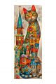 Алмазная мозаика без подрамника «Мурлыка» 100x35 см, 49 цветов