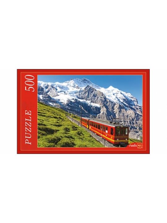 Пазл «Поезд в Альпах» 500 элементов