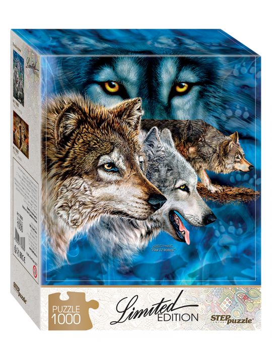 Пазл «Найди 12 волков (Limited Edition)» 1000 элементов