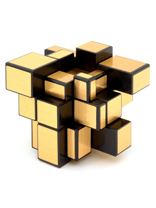 Кубик 3х3 зеркальный «Mirror» золотой
