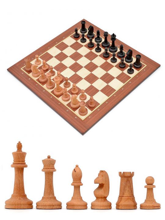 Шахматы «Турнирные» нескладные махагон 50x50 см