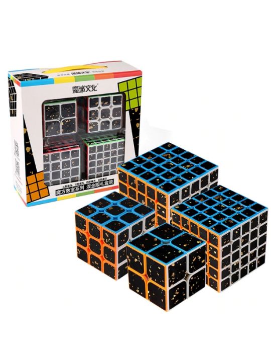Подарочный набор кубиков Рубика «Splash gold cube series» MoYu