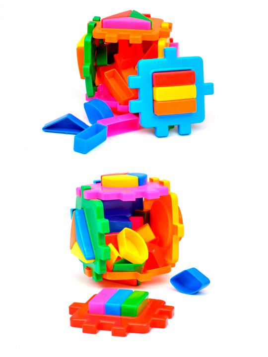 Развивающая игрушка «Логический куб №4» 