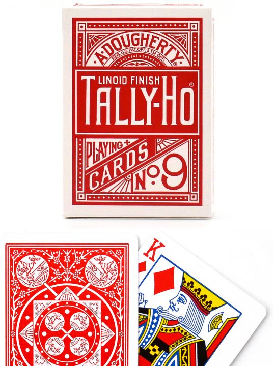 Карты «Tally-Ho» Fan Back Bicycle красные 