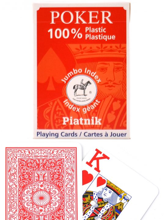 Карты покерные «Классические» 100% пластик Piatnik  