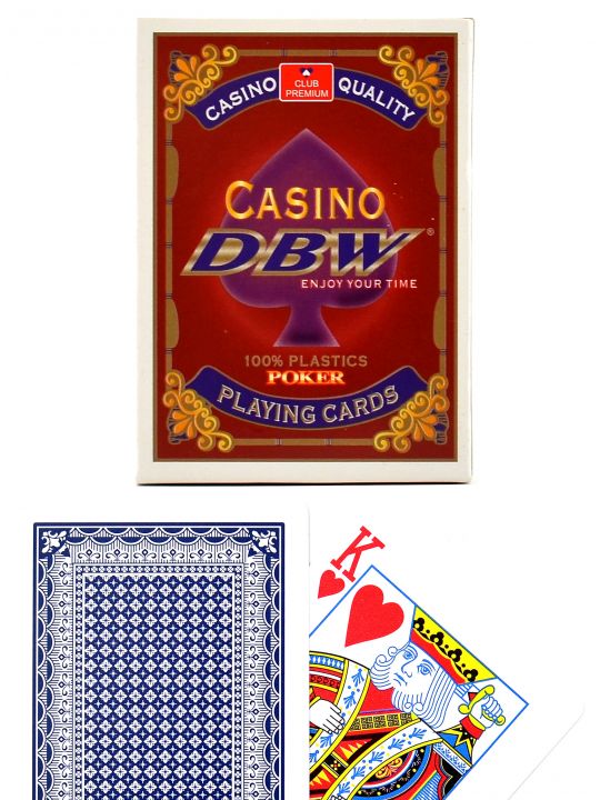 Карты «Casino DBW» синие