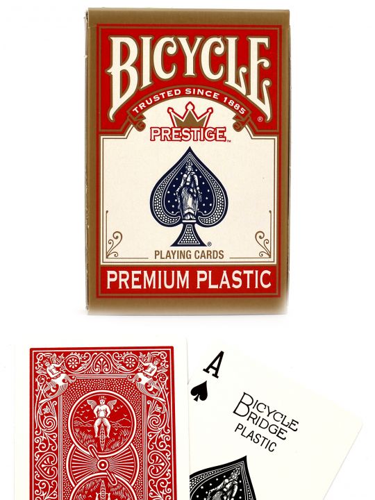 Карты игральные «Bicycle Prestige Premium» красные 